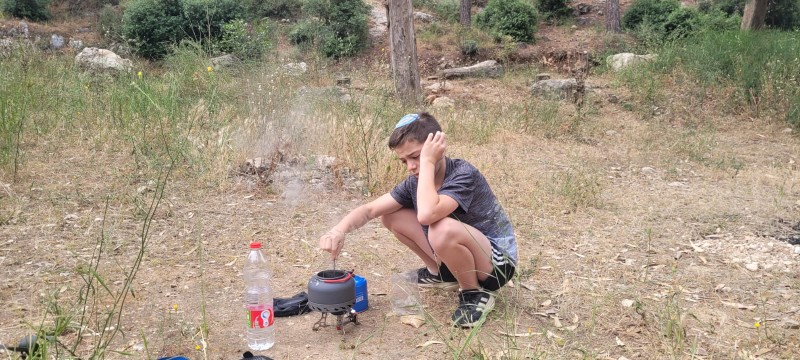 אתגר והתמודדות בחוויה בטבע
